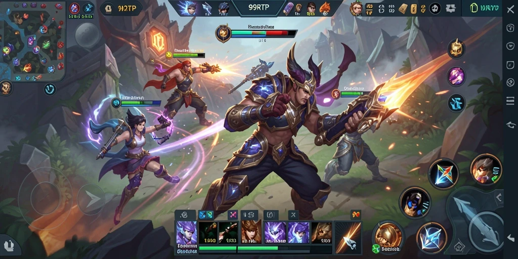 Screenshot gameplay 99RTP yang penuh aksi dan strategi.