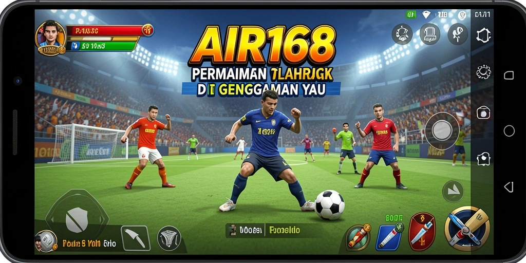 Tampilan menakjubkan dari gameplay AIR168 di aksi olahraga.