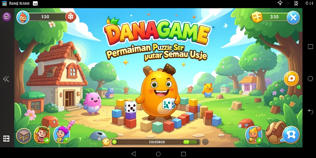 Tampilan gameplay puzzle yang menantang di DANAGAME.