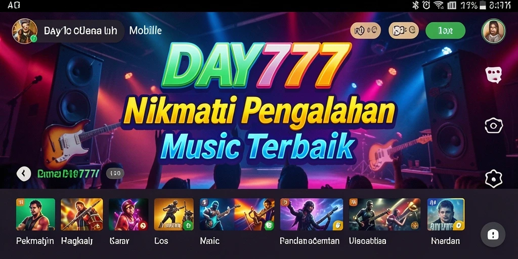 Screenshot utama DAY777 menampilkan gameplay interaktif yang seru.