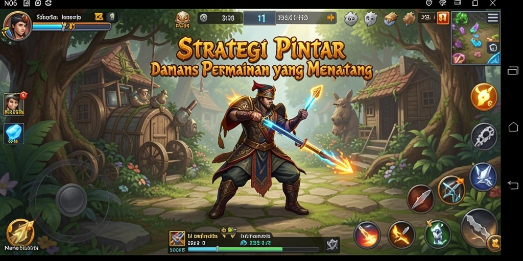 Tampilan gameplay menarik N06 dengan strategi yang mendebarkan.