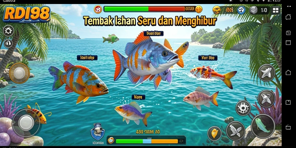 Tampilan gameplay RDI88 yang seru dan penuh aksi Tembak Ikan.