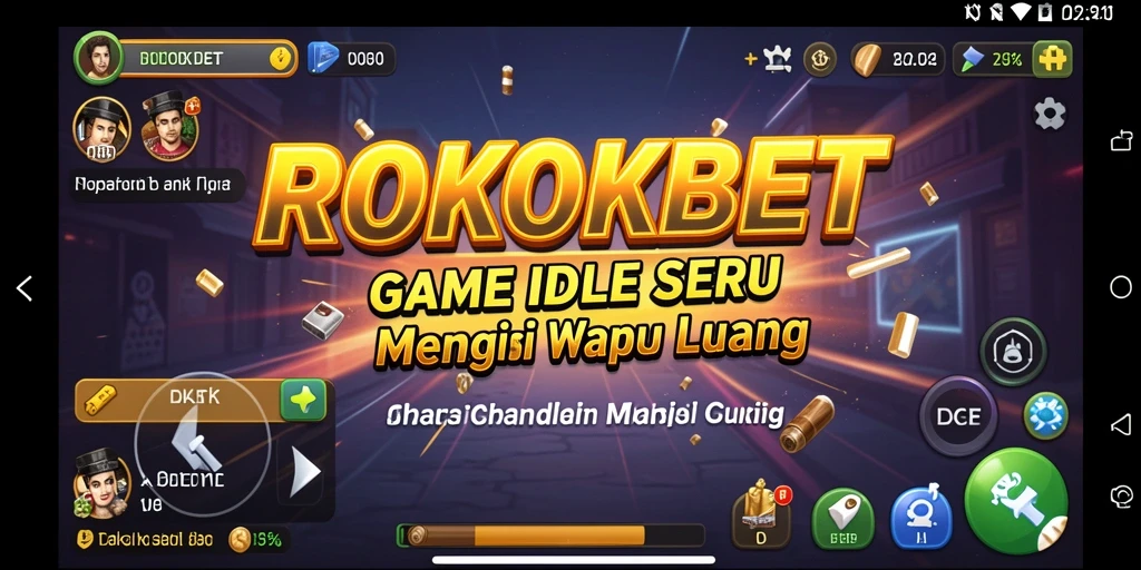 Screenshot ROKOKBET menampilkan gameplay Idle yang menarik dan interaktif.