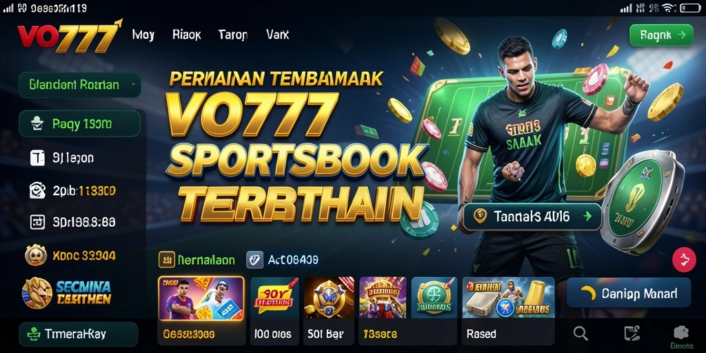 Tampilan dramatis dari antarmuka taruhan VO777 yang menarik.