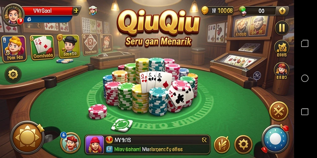 Gameplay QiuQiu yang menarik dan menantang.