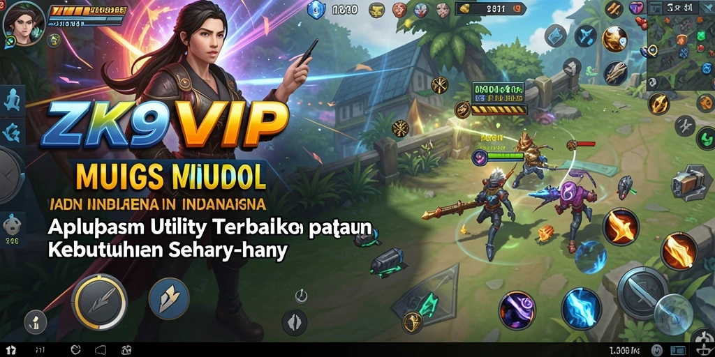 Tampilan utama ZK9VIP yang menampilkan fitur utility yang lengkap.